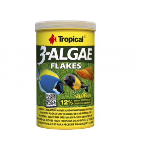 TROPICAL 3-ALGAE FLAKES 250ml