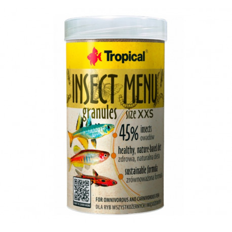 TROPICAL INSECT MENU GRANULES XXS 100ml