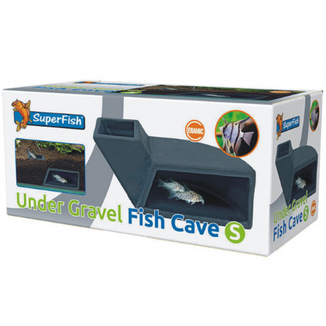 under gravel fish cave